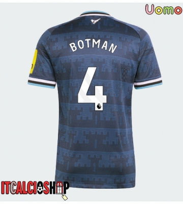 Newcastle United Sven Botman #4 Seconda Maglia 2026-27 Manica Corta
